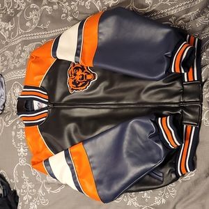 Chicago Bears NFL Faux Leather Jacket